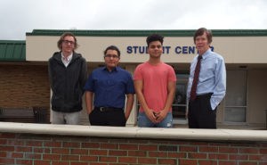 SMC Math Team standing outside Student Center
